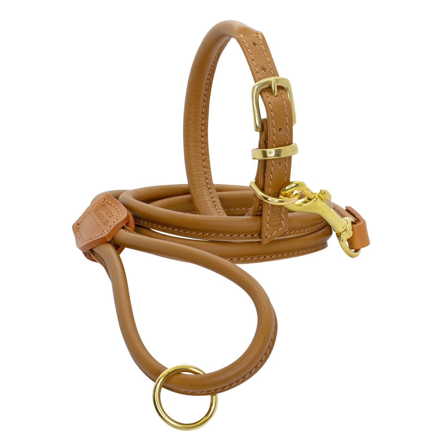 Rolled Soft Leather Set Tan