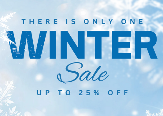 Winter Sale! Up to 25% Savings!