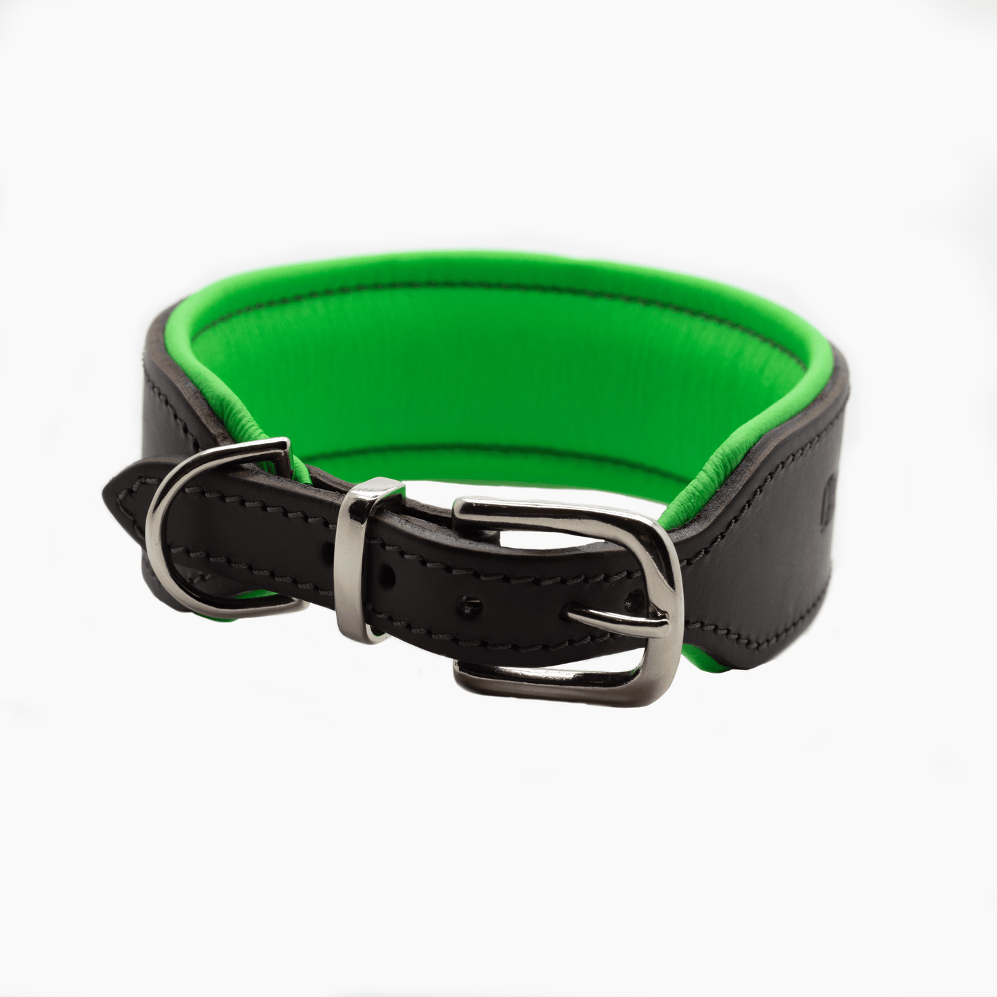 D&H Big Dog Padded leather dog Collar