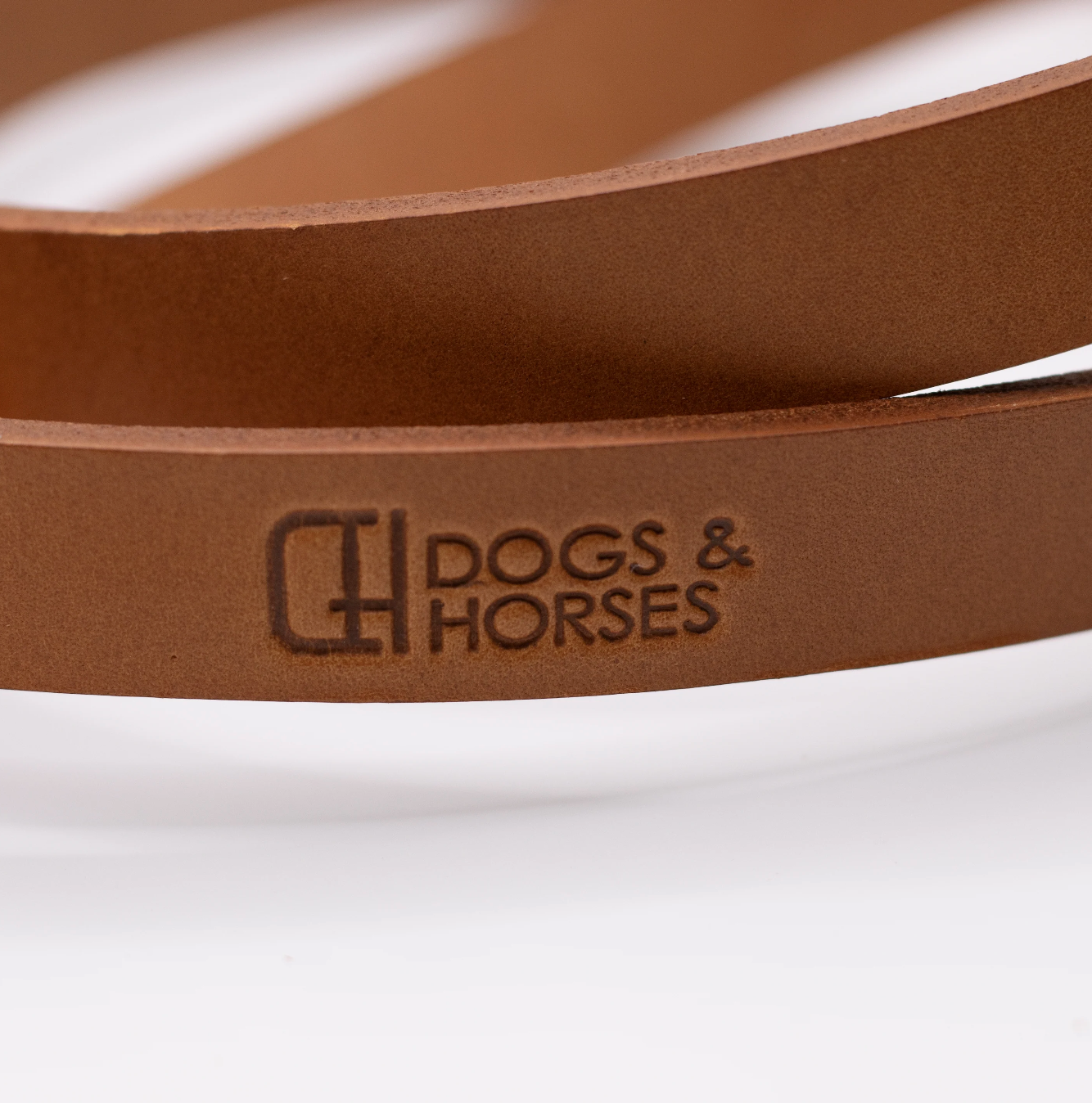 Padded Leather Dog Lead Tan and Merlot